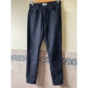 AGOLDE "NICO" Black Cotton Blend Slim Leg Jeans SZ 27 NWOT Style # A093-1148